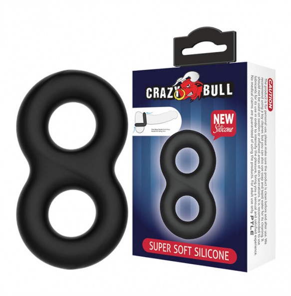 CRAZY BULL - Super Soft Silicon Male 8 Shape Delay Cock Rings CRAZY BULL - Super Soft Silicon Male 8 Shape Delay Cock Rings